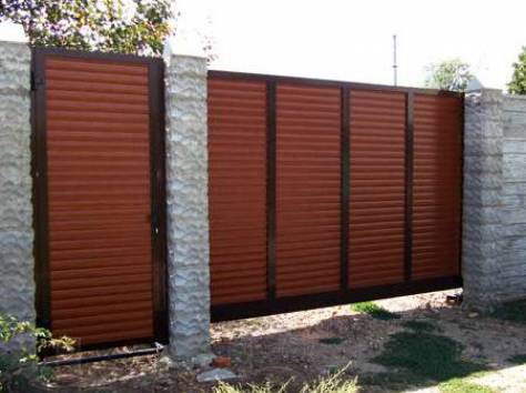 Ворота откатные, фотография 8