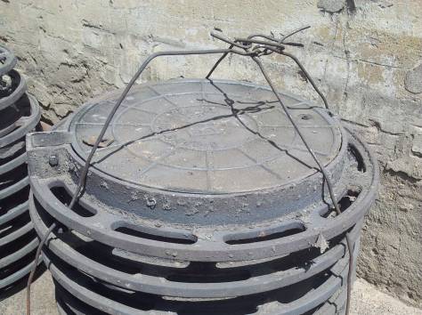 Люки чугунные канализационные. , фотография 2
