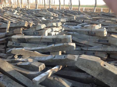 Шпала ж/д б/у железобетон, дерево, фотография 2