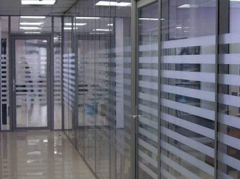 офисные разделительные стеклянные перегородки, фотография 1