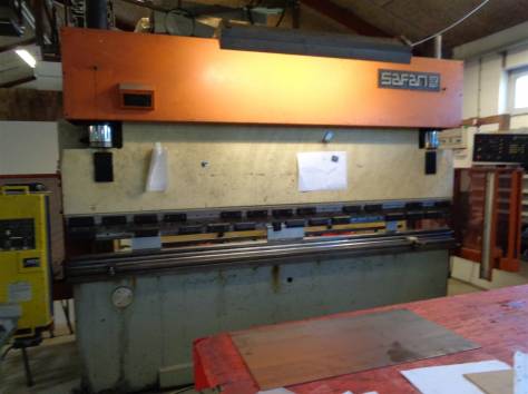Б/у гидравлический листогибочный пресс SAFAN с ЧПУ, фотография 1