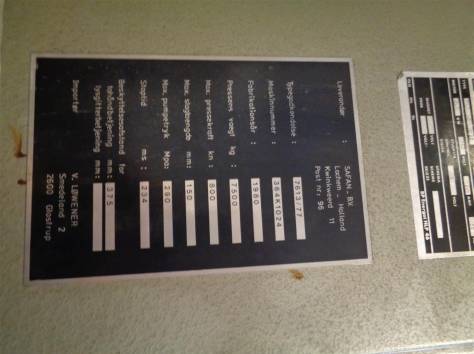 Б/у гидравлический листогибочный пресс SAFAN с ЧПУ, фотография 3