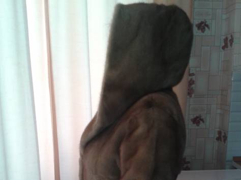 Норковая шуба песочного цвета, фотография 3