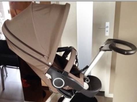 2015 Stokke Xplory V4 коляска с люлькой и автокреслом, фотография 2