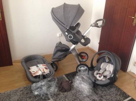 2015 Stokke Xplory V4 коляска с люлькой и автокреслом, фотография 4