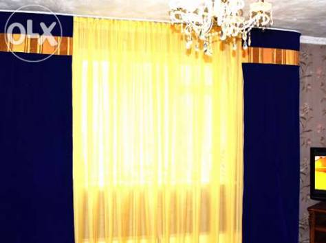 Продам готовый комплект штор. Недорого., фотография 3