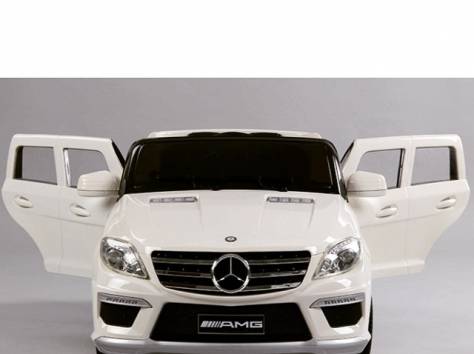 Детский электромобиль Mercedes ML 63 White, фотография 1