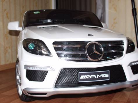 Детский электромобиль Mercedes ML 63 White, фотография 4