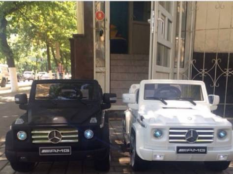 Детский электромобиль. Лицензионная копия Mercedes G55, фотография 8