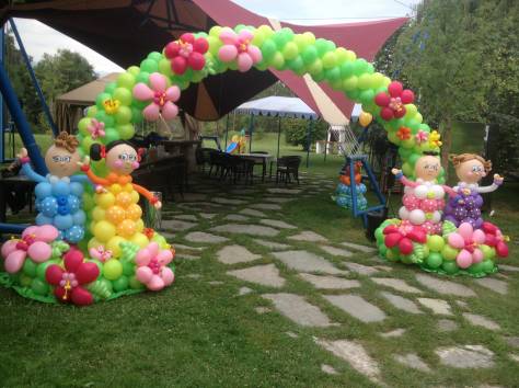 Оформление воздушными шарами, фотография 7