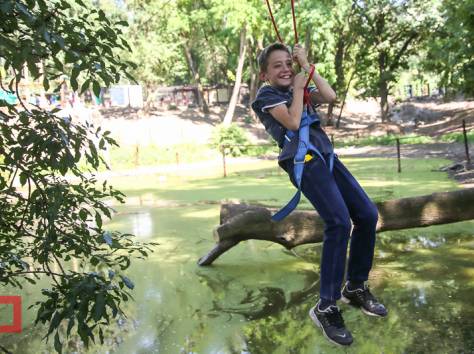 Активный отдых в Верёвочном парке в городе Алматы, фотография 7