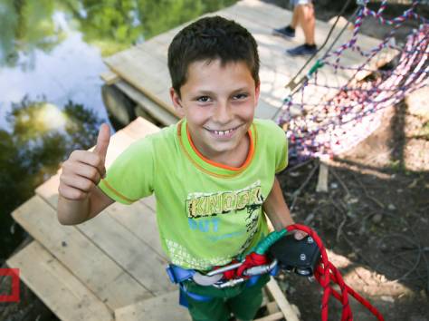Активный отдых в Верёвочном парке в городе Алматы, фотография 9