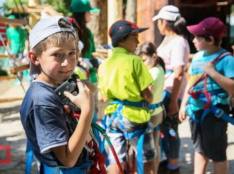 Активный отдых в Верёвочном парке в городе Алматы, фотография 12