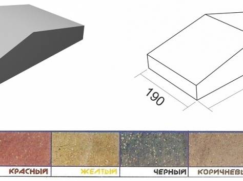 Накрывочный элемент двухскатный, фотография 1
