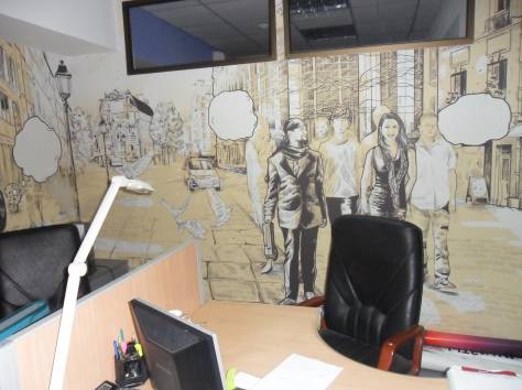 Ремонт, обои, закатка потолков и стен эмульсией, грунтовка всех поверхностей, фотография 3