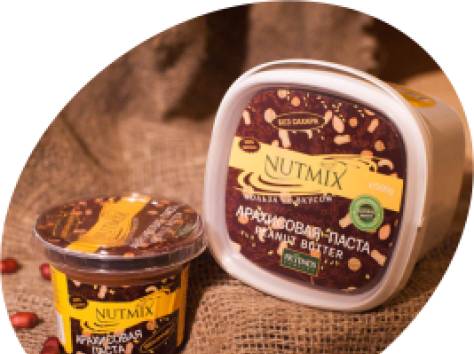 Арахисовая паста NUTMIX шоколадная, 500 гр., фотография 4