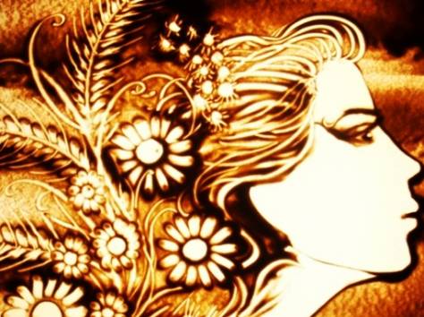 Песочное шоу на свадьбы, фотография 6