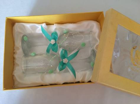 Свадебные бокалы и Бонбоньерки , фотография 7