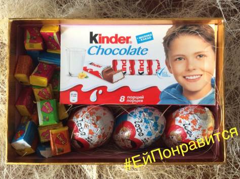 Шоколадные подарки для девушки, букеты, корзинки, тортики Алматы, фотография 3