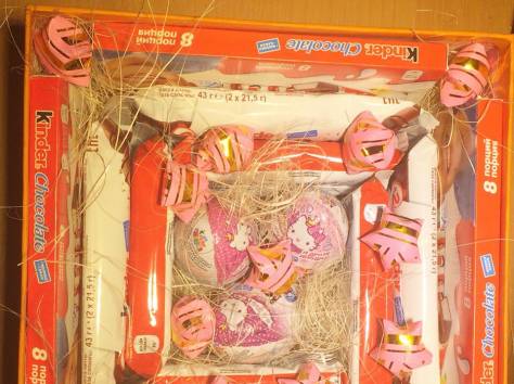 Шоколадные подарки для девушки, букеты, корзинки, тортики Алматы, фотография 5