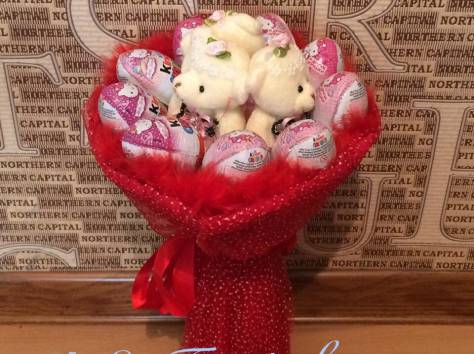 Шоколадные подарки для девушки, букеты, корзинки, тортики Алматы, фотография 10