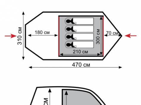 Летние Кемпинговые, туристические палатки Tramp, фотография 5