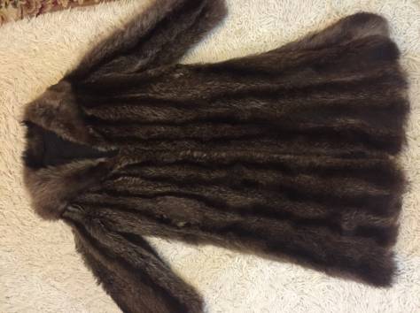 Продам , Шуба мех Енот, жилетка мех писец, фотография 1
