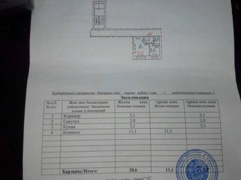 продам 1 комнатную квартиру на хром заводе, фотография 1