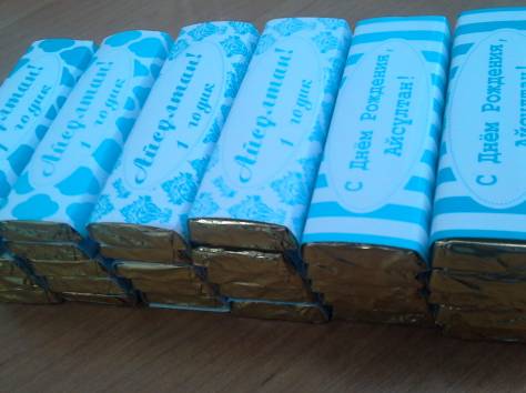 Обёртки на шоколад, фотография 5