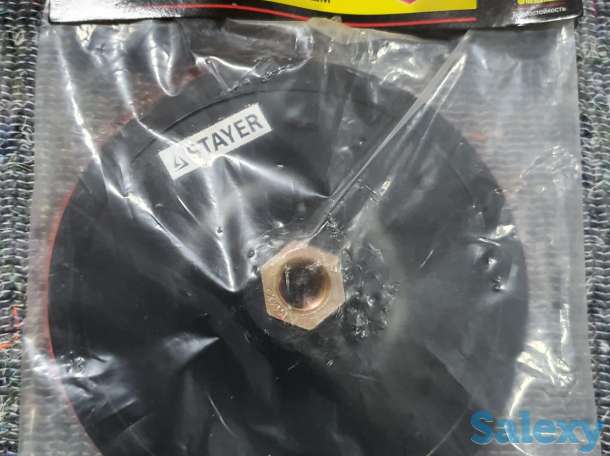 Тарелка опорная для УШМ ЗУБР, пластиковая под круг на липучке, фотография 3