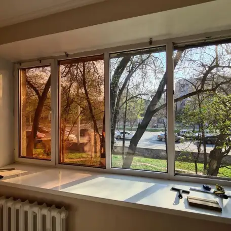 Тонировка окон, балконов, витражей, перегородок, душевых кабин, фотография 1