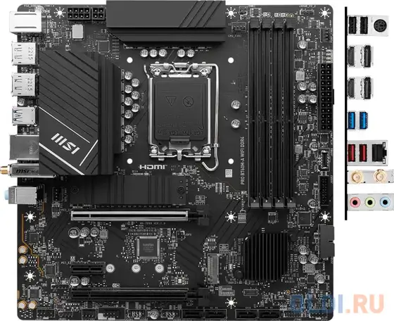 Материнская плата msi pro b760m-a wifi ddr4, фотография 1