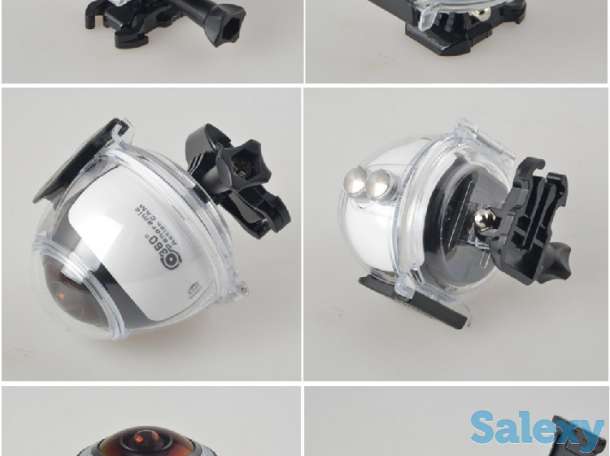 Экшн камера 360 градусов WiFi панорамная камера FullHD 1080p, фотография 6