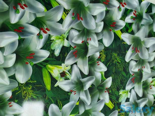 Ламинированная клеенка, рисунок с обоих сторон Большой размер, фотография 1