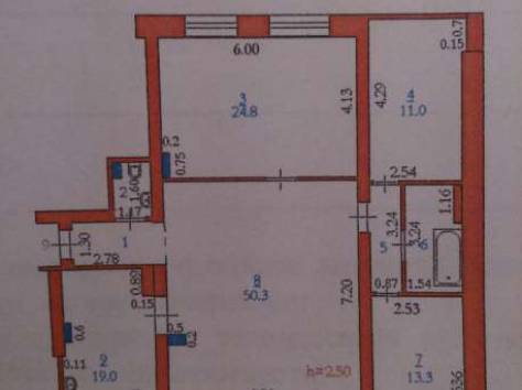Продам 4-х комнатную квартиру, 131,4 кв.м., фотография 3