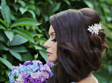 Натуральны и  искусственные волосы на заколках, фотография 3