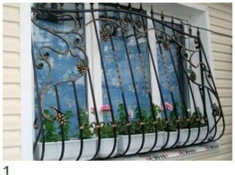 Кованые,сварные решетки на окна и балконы Качественно Замер доставка монтаж бесплатно!!!!, фотография 2