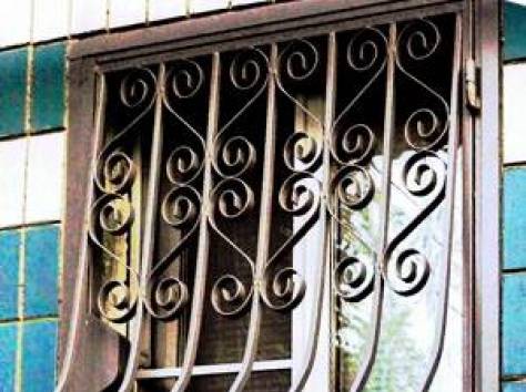 Кованые,сварные решетки на окна и балконы Качественно Замер доставка монтаж бесплатно!!!!, фотография 5