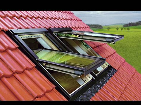 Металлочерепица, металлосайдинг, водостоки, чердачные лестницы, мансардные окна, фотография 4