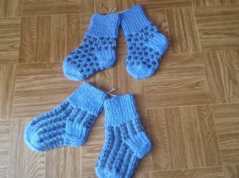 Вязаные шерстяные Носочки, Пинетки, Варежки, фотография 9