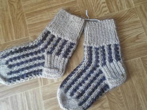 Вязаные шерстяные Носочки, Пинетки, Варежки, фотография 11