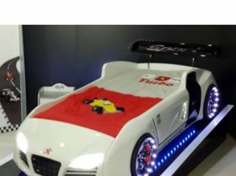 Кровать Машина для детей - Audi R8, фотография 1