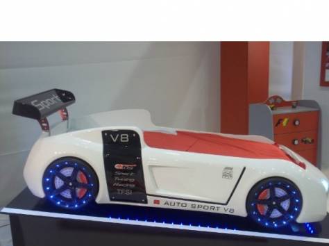 Кровать Машина для детей - Audi R8, фотография 3