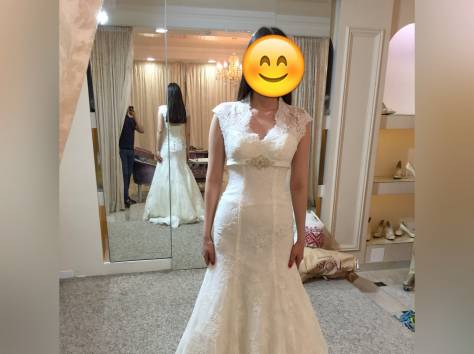 Продам свадебное платье, размер 42(S), цвет ivory, фотография 2