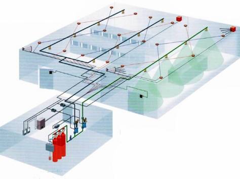 Монаж систем видеонаблюдения и пожпротушения, фотография 1
