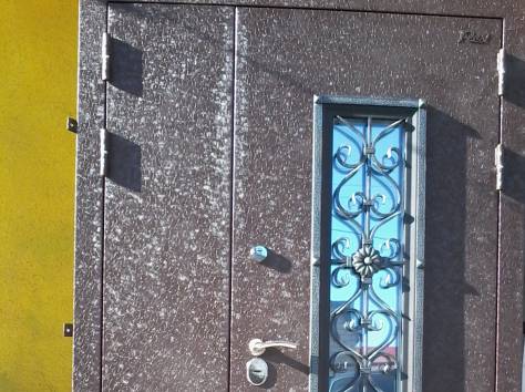 Входные двери с ковкой и стеклопакетом, фотография 6