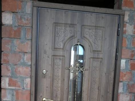 Входные двери с ковкой и стеклопакетом, фотография 8