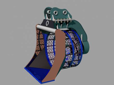 Ковш просеивающий супермощный, также можем сдать в аренду, фотография 3