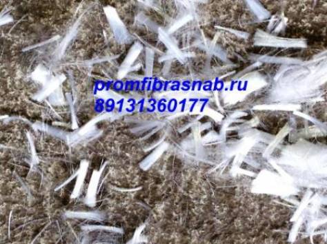 Фибра, фиброволокно для стяжки пола , фотография 2