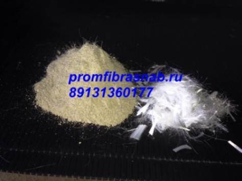 Фибра, фиброволокно для стяжки пола , фотография 3